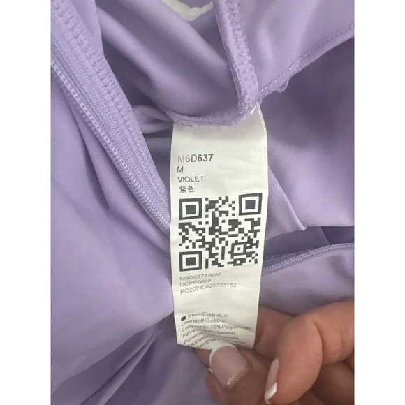 Womens M6D637 Violet Skort Dress Athletic Tennis Golf Sporty M - Picture 6 of 8